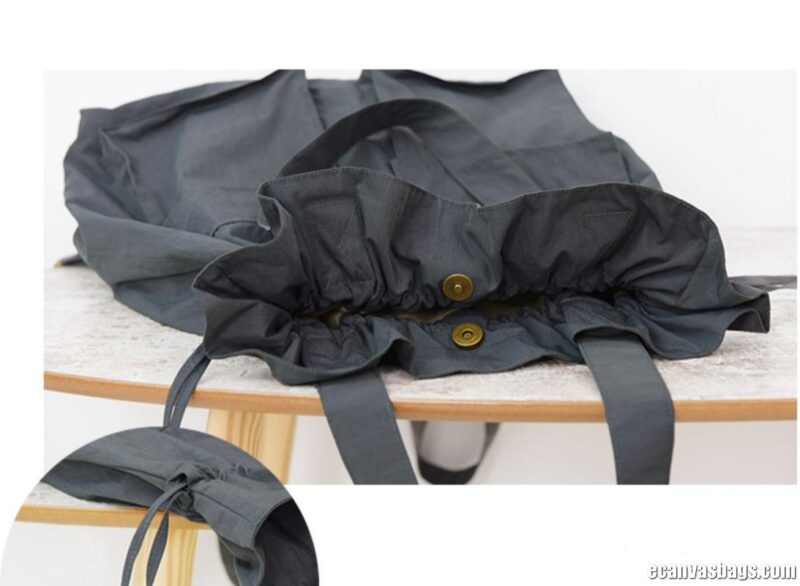 Canvas Convertible Shoulder Backpack - Image 14