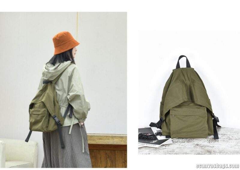 Canvas Sling Backpack For Day Trips - Image 12