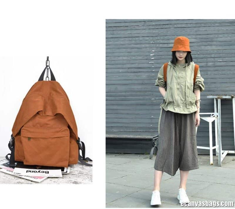 Canvas Sling Backpack For Day Trips - Image 5