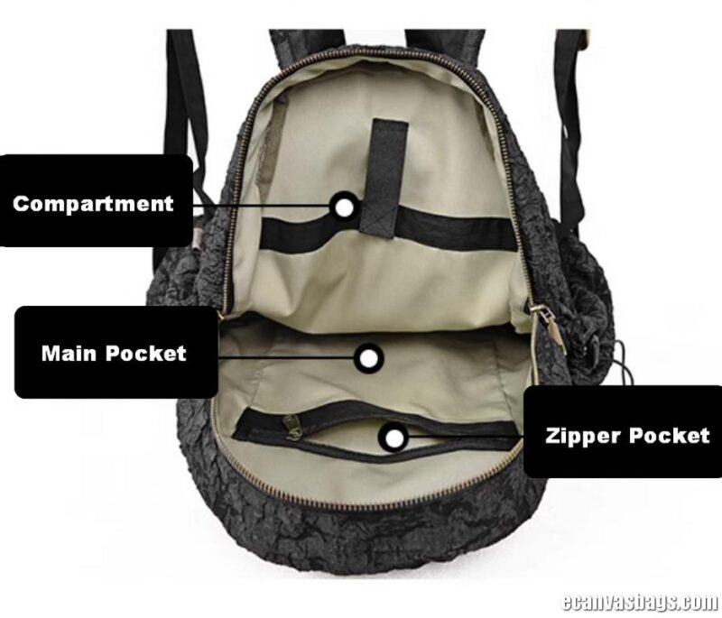 Canvas Backpack With Stylish Look - Image 14