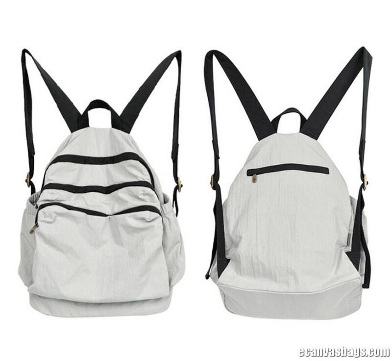 Large Canvas Backpack With Multiple Pockets - Image 19