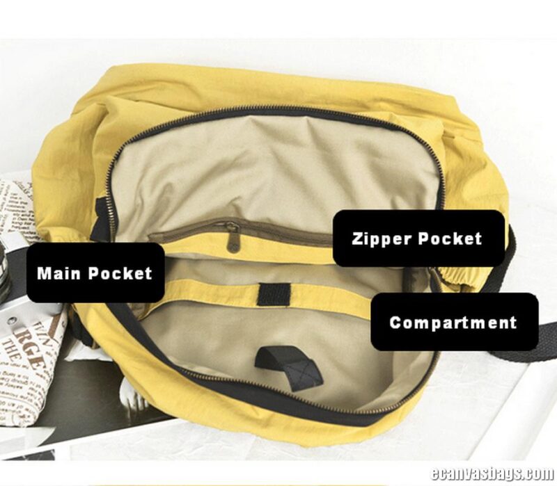 Large Canvas Backpack With Multiple Pockets - Image 15