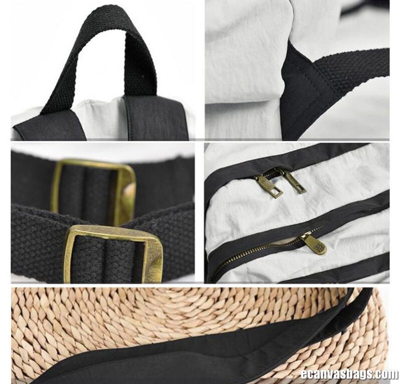 Large Canvas Backpack With Multiple Pockets - Image 14