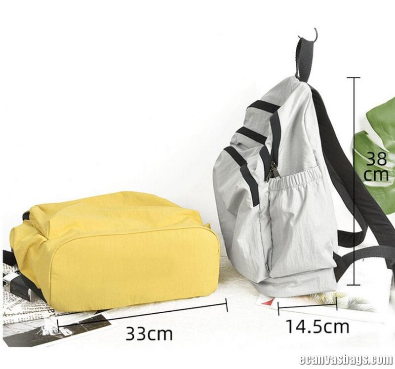 Large Canvas Backpack With Multiple Pockets - Image 3