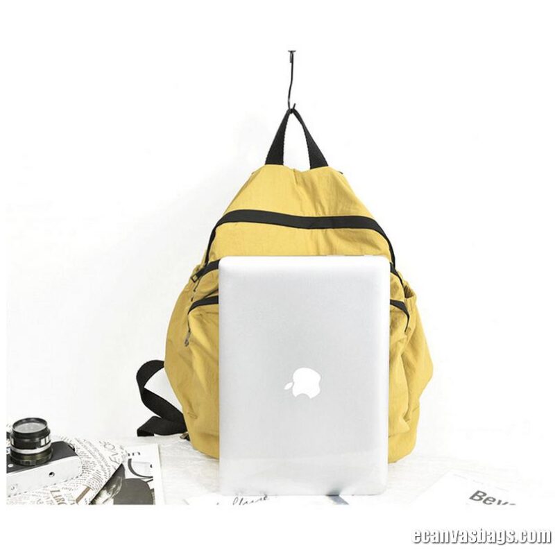 Large Canvas Backpack With Multiple Pockets - Image 2